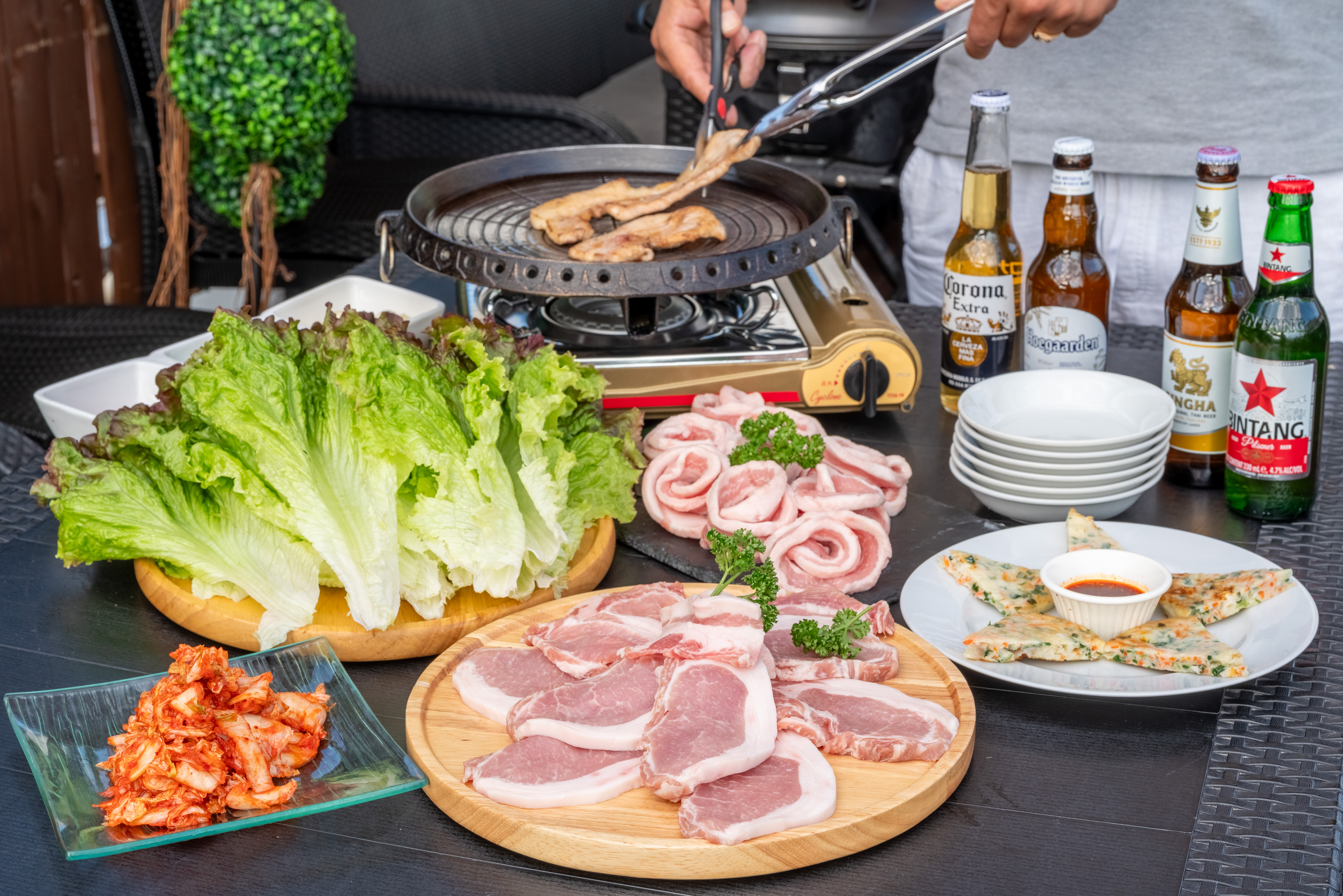 TERRACE GARDEN 8848【公式】Korean BBQ【2時間飲み放題付】新大久保といえばコレ！テラスで楽しむ韓国風BBQコース【4500円税抜】